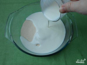 Манник на кефире простой